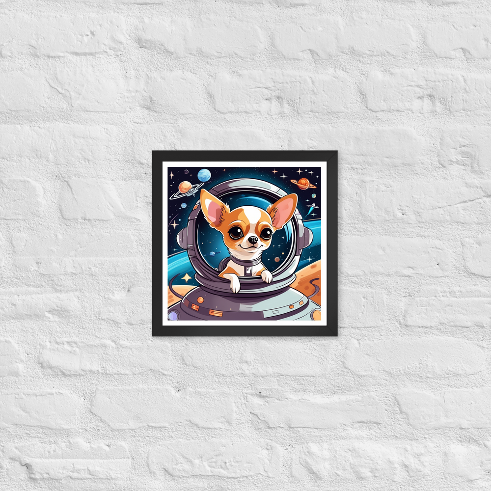 PugMug Custom Chihuahua Framed Print