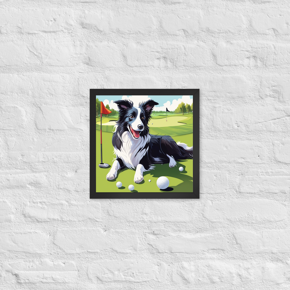 PugMug Custom Border Collie Framed Print