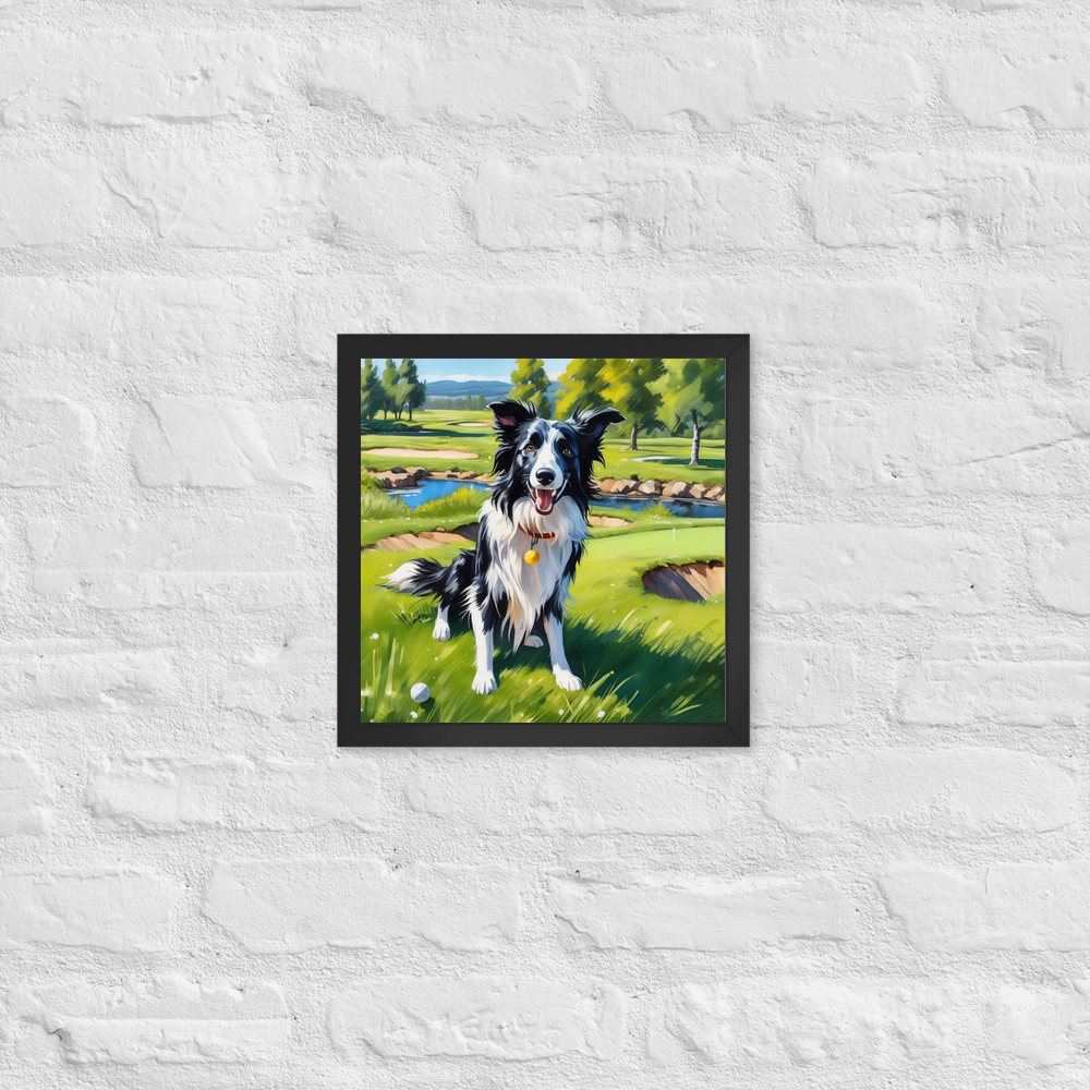 PugMug Custom Border Collie Framed Print