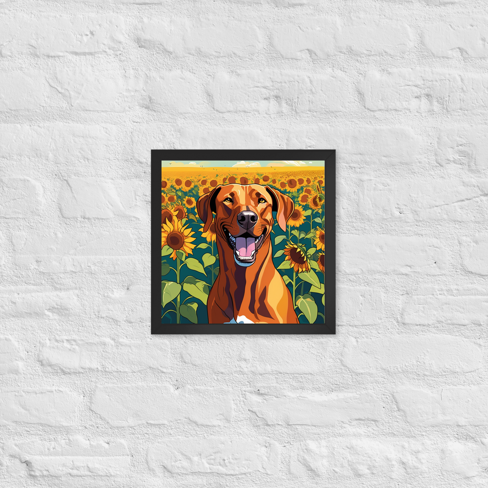 PugMug Custom Rhodesian Ridgeback Framed Print