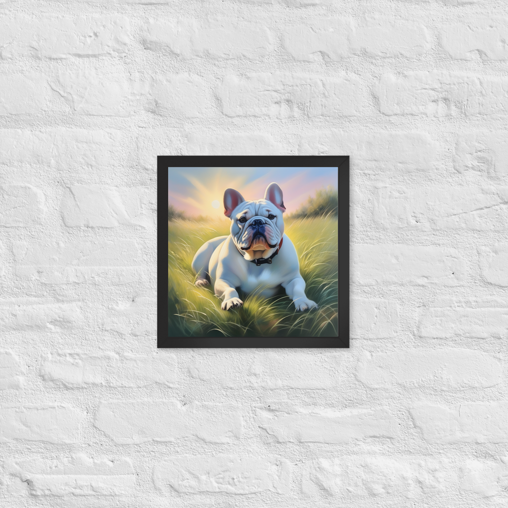 PugMug Custom Bulldog Framed Print