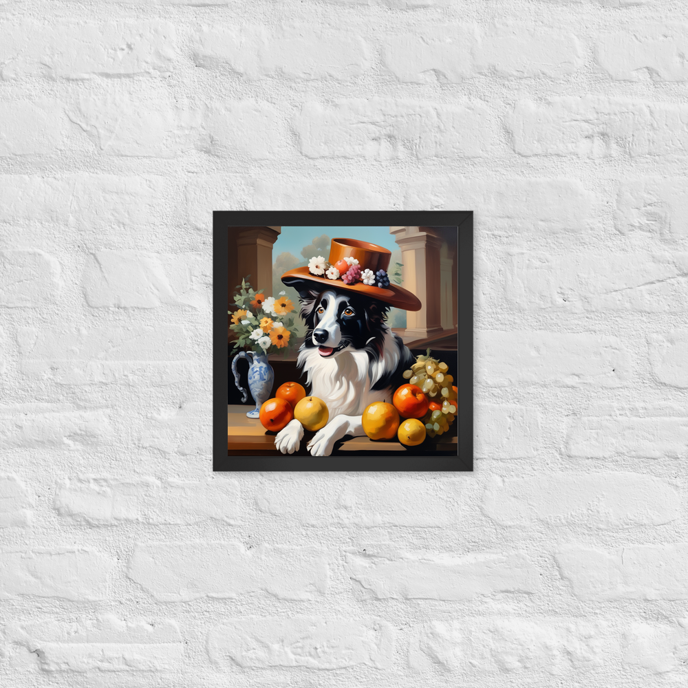 PugMug Custom Border Collie Framed Print