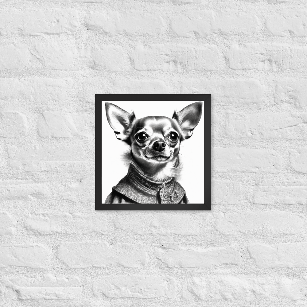PugMug Custom Chihuahua Framed Print