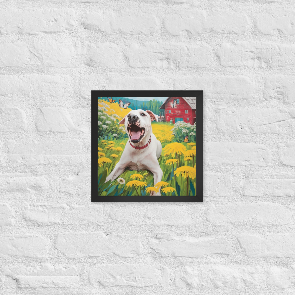 PugMug Custom Melody Framed Print