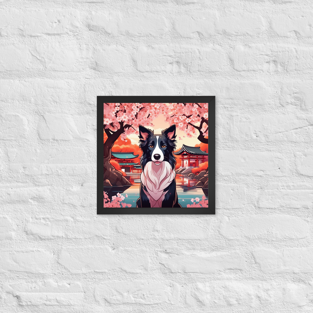 PugMug Custom Border Collie Framed Print