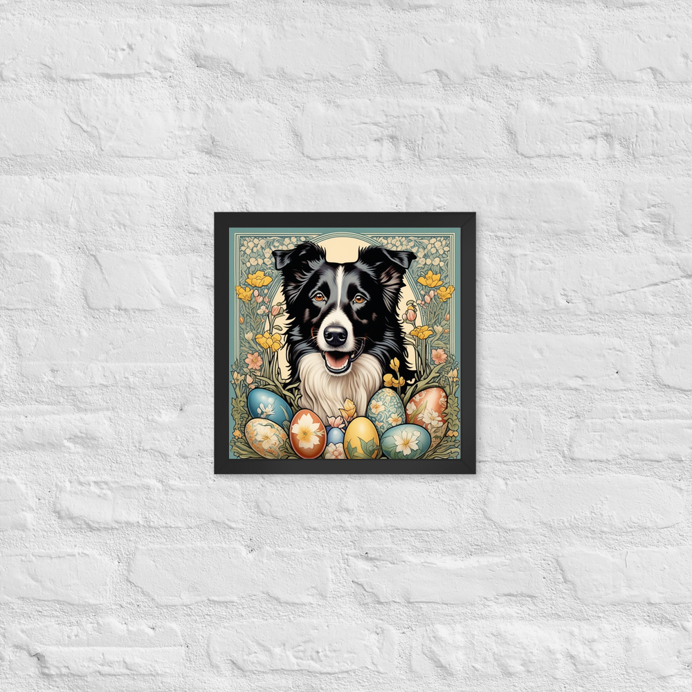 PugMug Custom Border Collie Framed Print