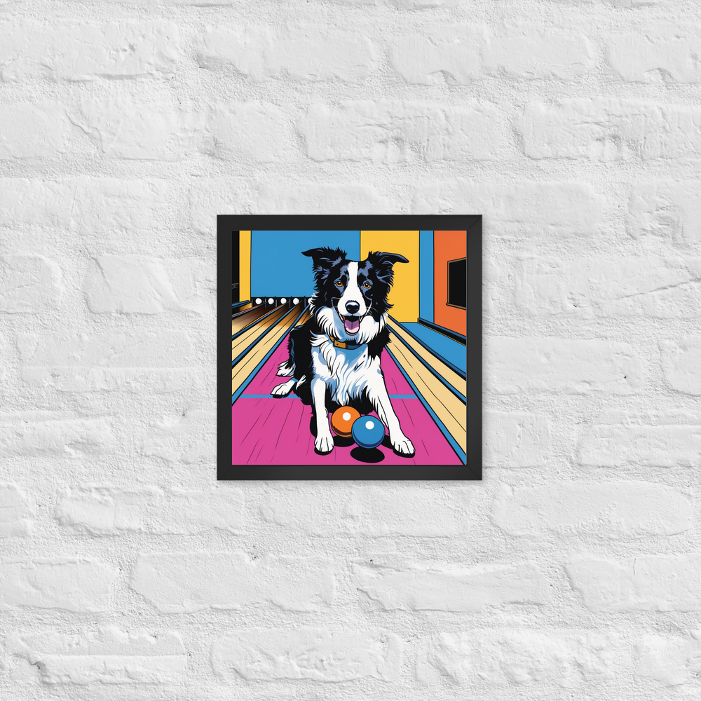 PugMug Custom Border Collie Framed Print