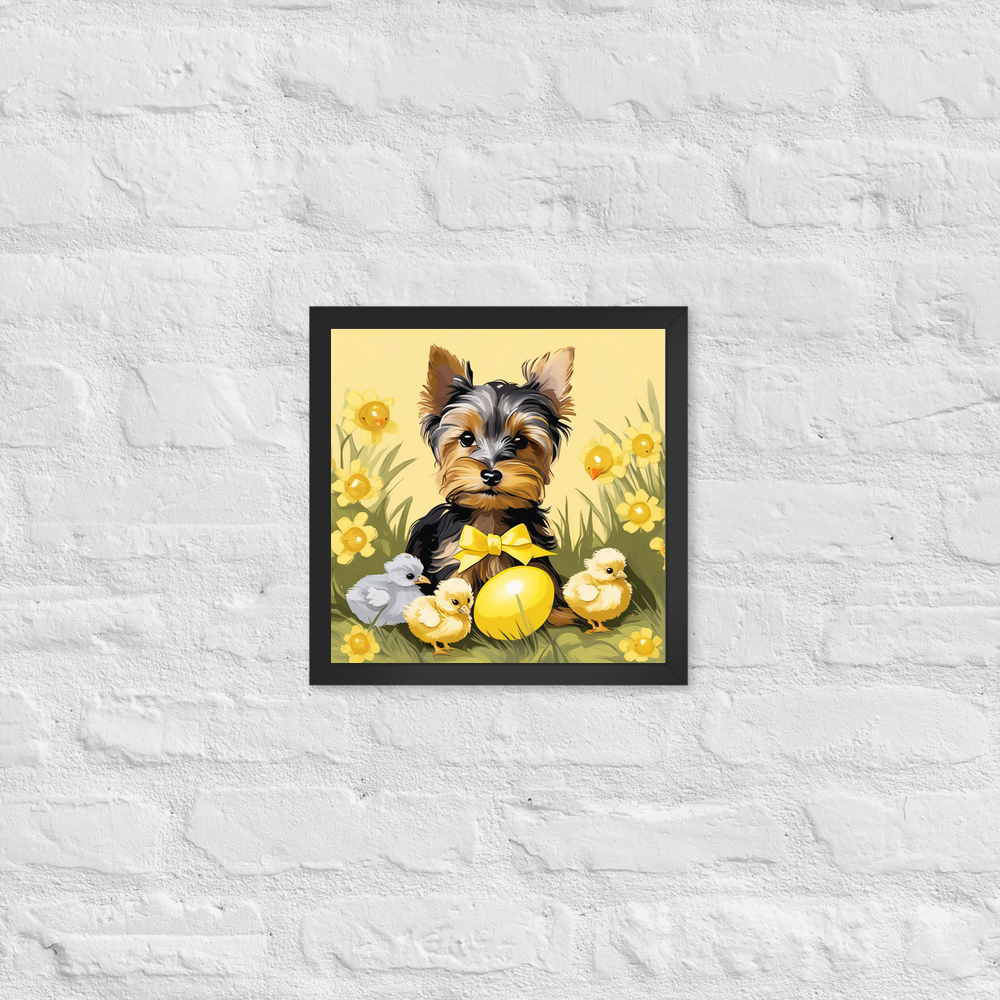 PugMug Custom Yorkshire Terrier Framed Print