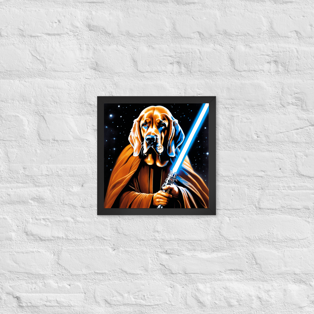 PugMug Custom Bloodhound Framed Print