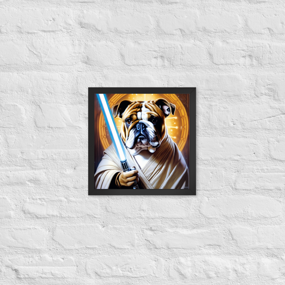 PugMug Custom Bulldog Framed Print