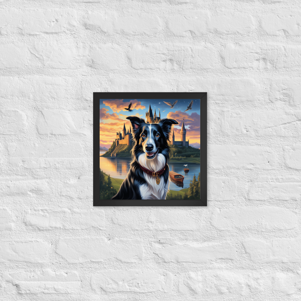 PugMug Custom Border Collie Framed Print