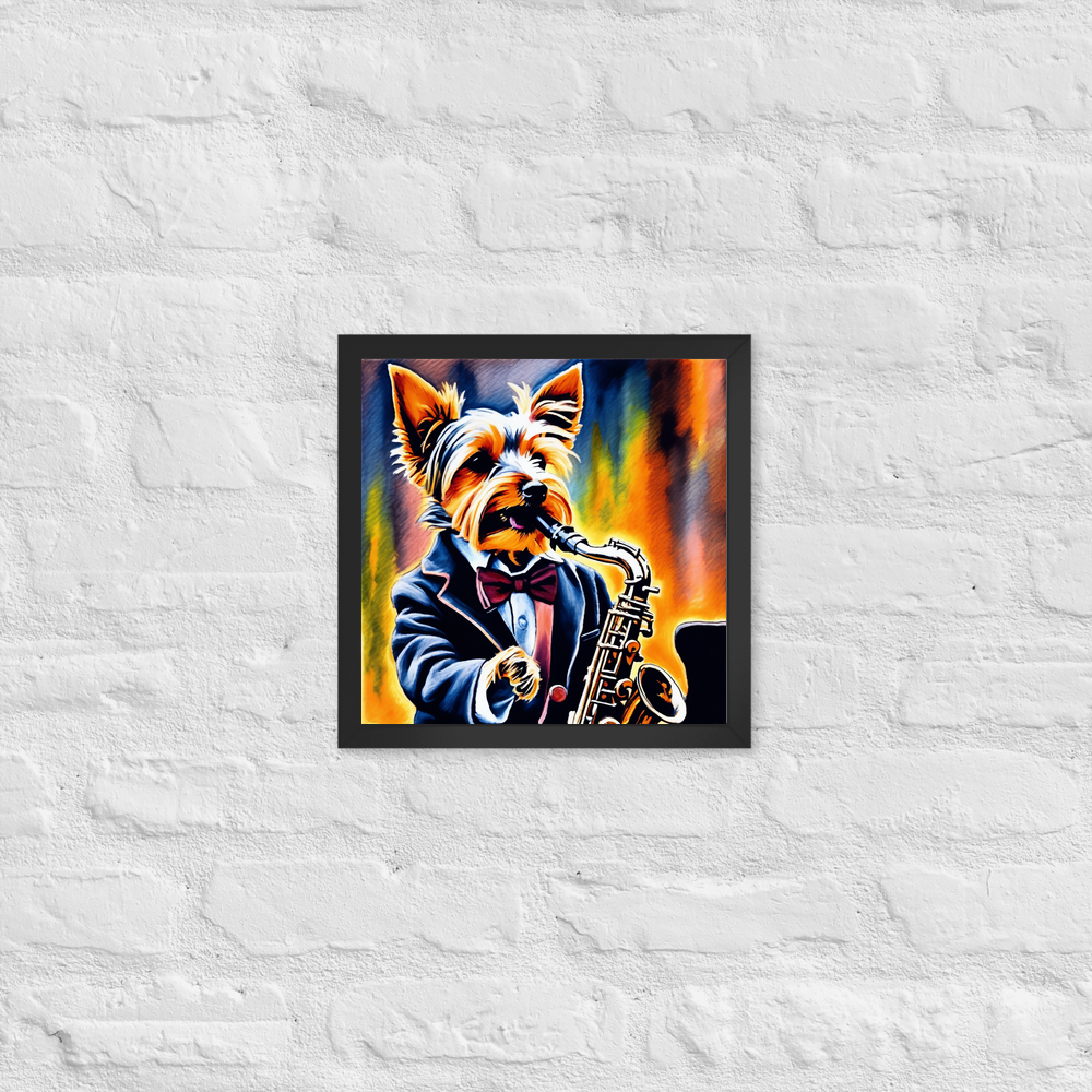 PugMug Custom Yorkshire Terrier Framed Print