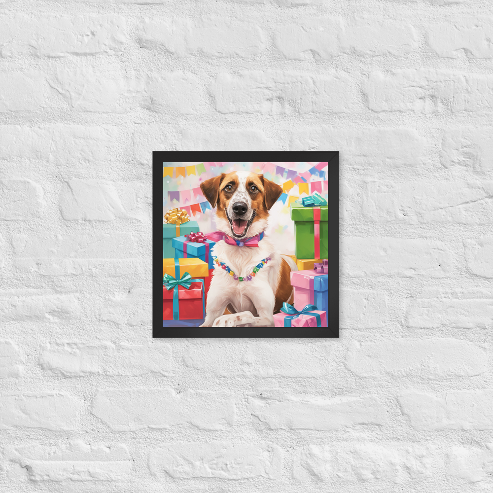PugMug Custom Hazim Framed Print