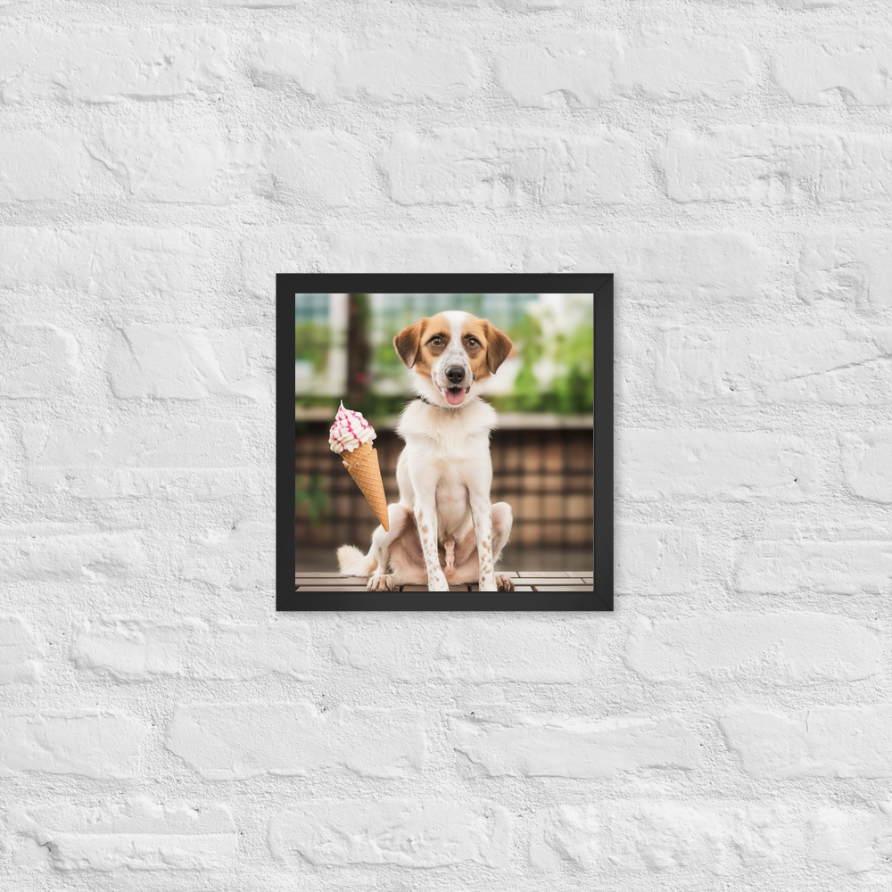 PugMug Custom Hazim Framed Print