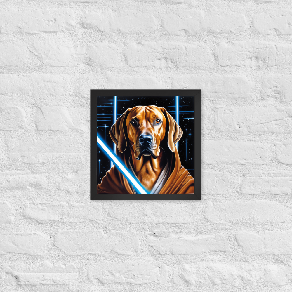 PugMug Custom Rhodesian Ridgeback Framed Print
