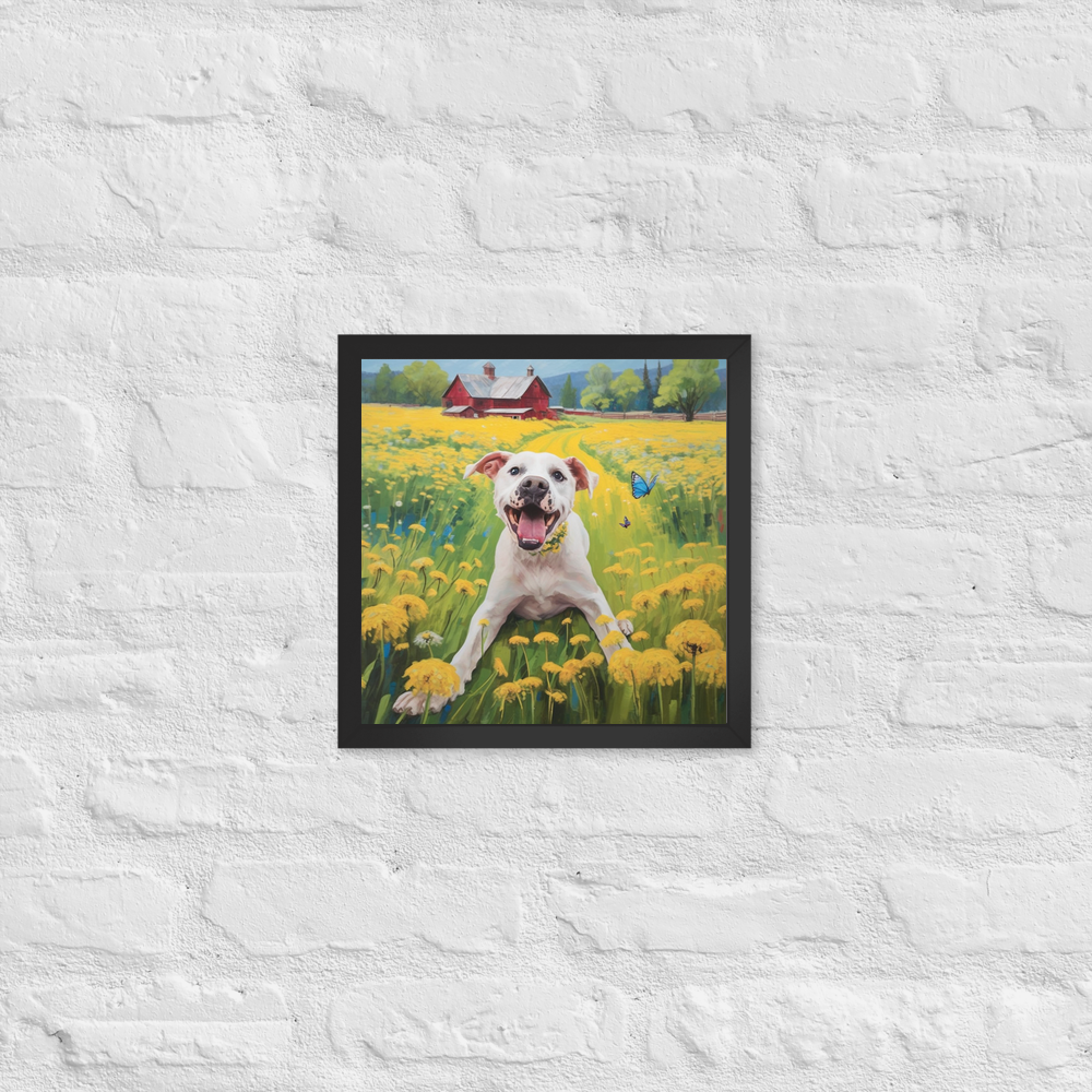 PugMug Custom Melody Framed Print