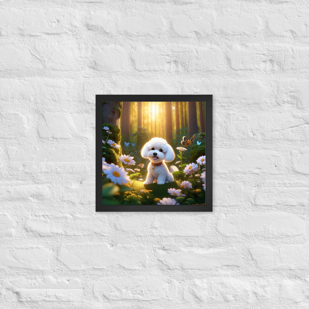 PugMug Custom Bichons Frise Framed Print