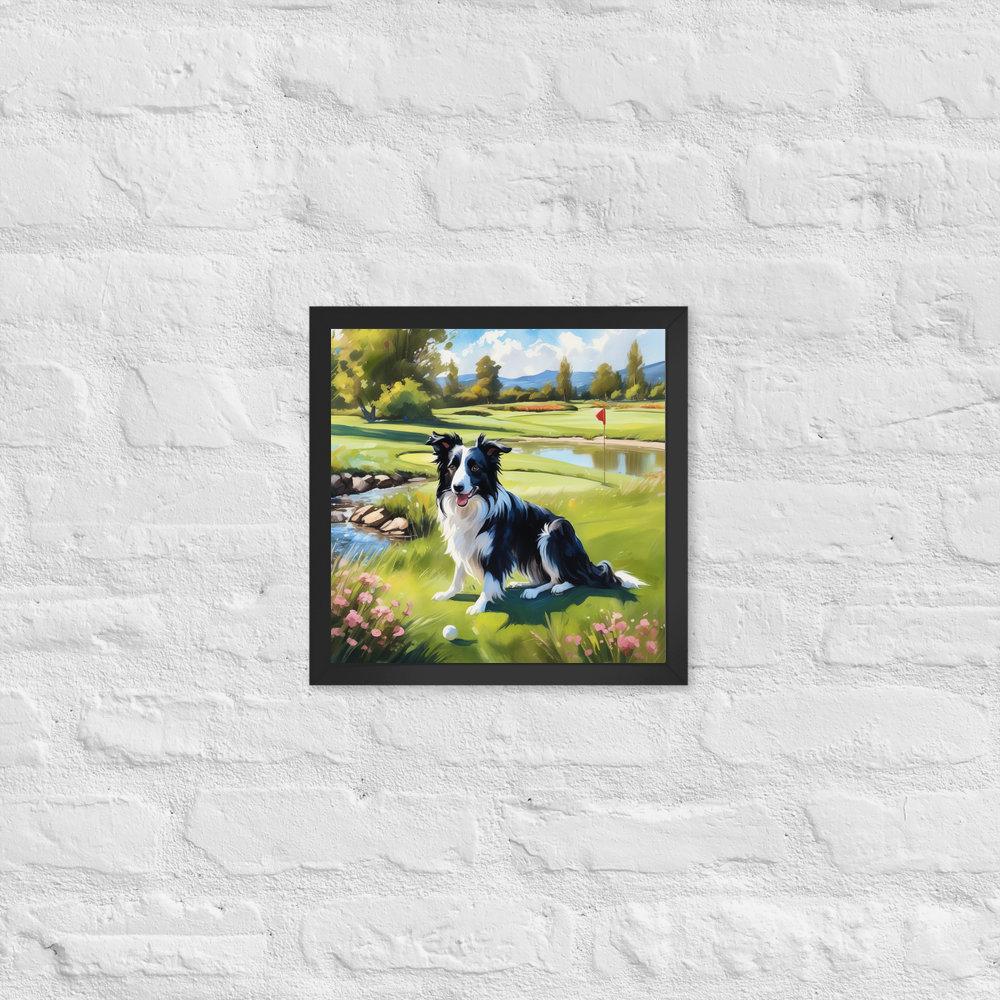 PugMug Custom Border Collie Framed Print