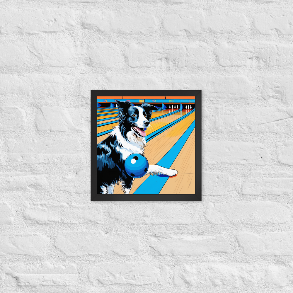 PugMug Custom Border Collie Framed Print