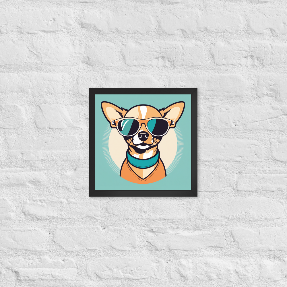 PugMug Custom Chihuahua Framed Print
