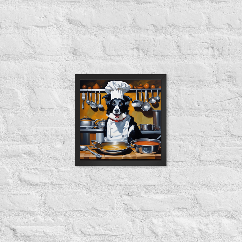 PugMug Custom Border Collie Framed Print