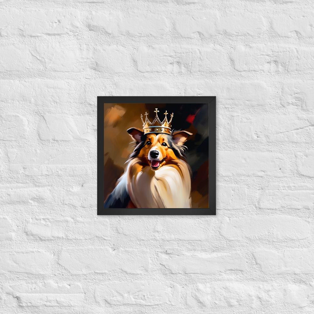 PugMug Custom Shetland Sheepdog Framed Print