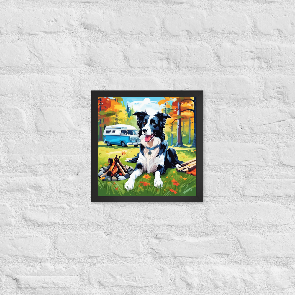 PugMug Custom Border Collie Framed Print