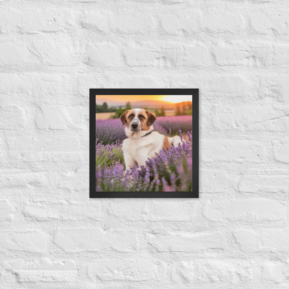 PugMug Custom Hazim Framed Print