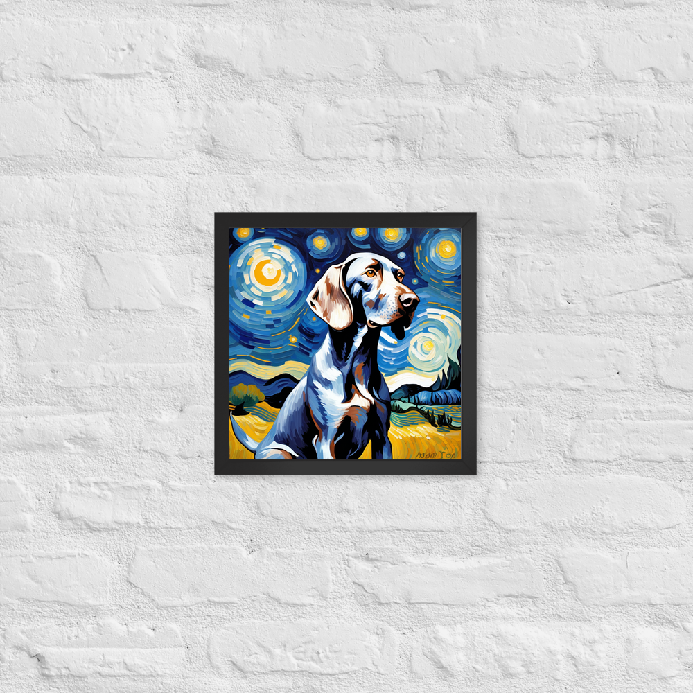 PugMug Custom Weimaraner Framed Print