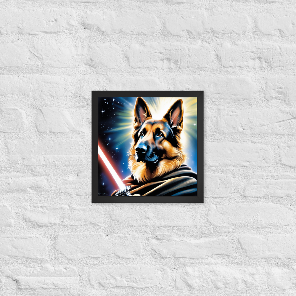 PugMug Custom German Shepherd Dog Framed Print