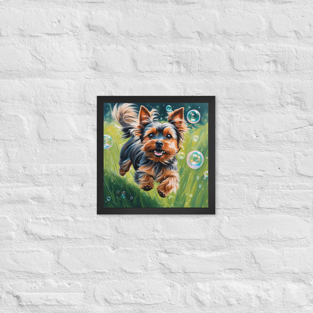 PugMug Custom Yorkshire Terrier Framed Print