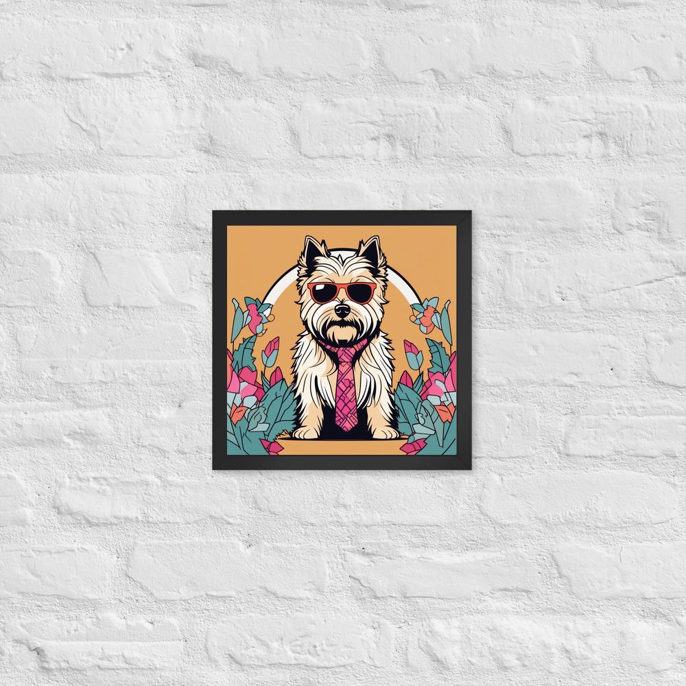 PugMug Custom Cairn Terrier Framed Print
