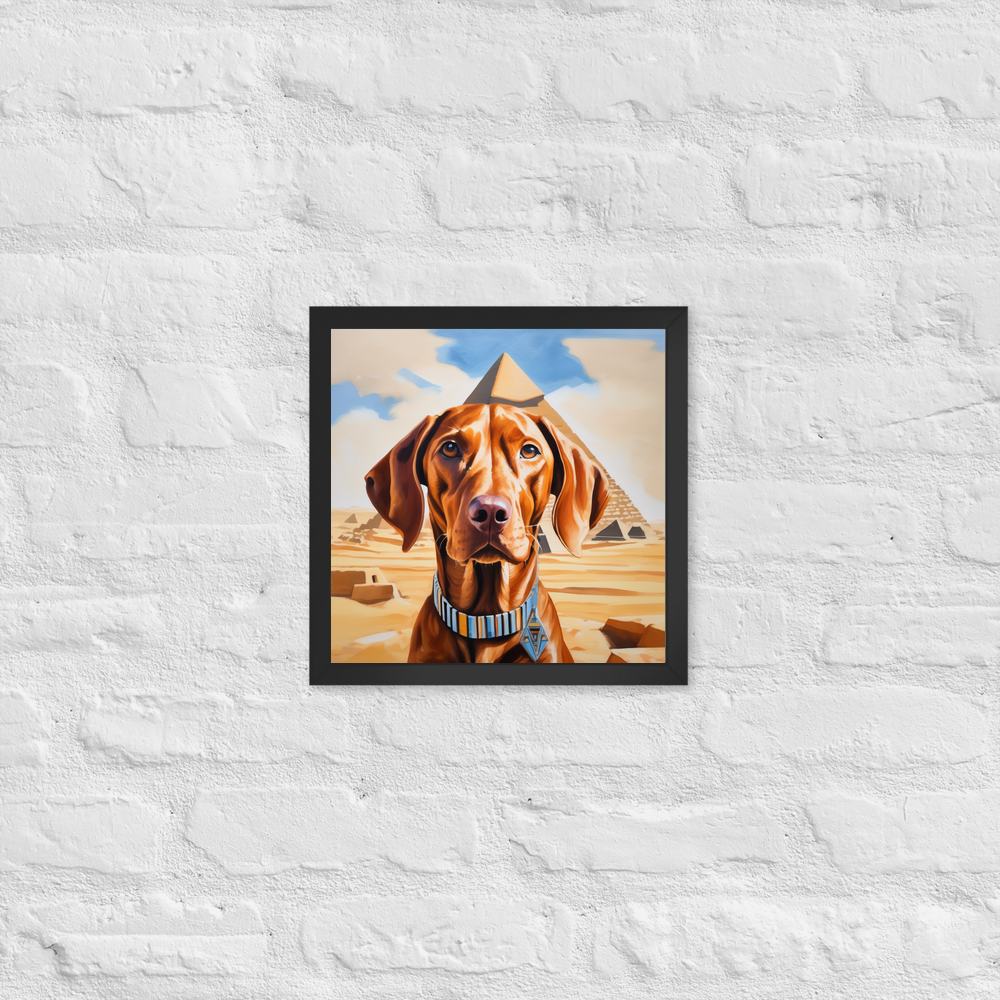 PugMug Custom Vizsla Framed Print