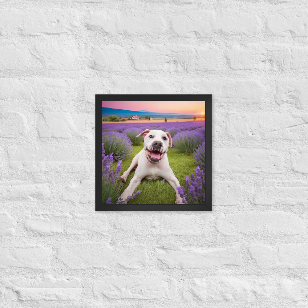 PugMug Custom Melody Framed Print