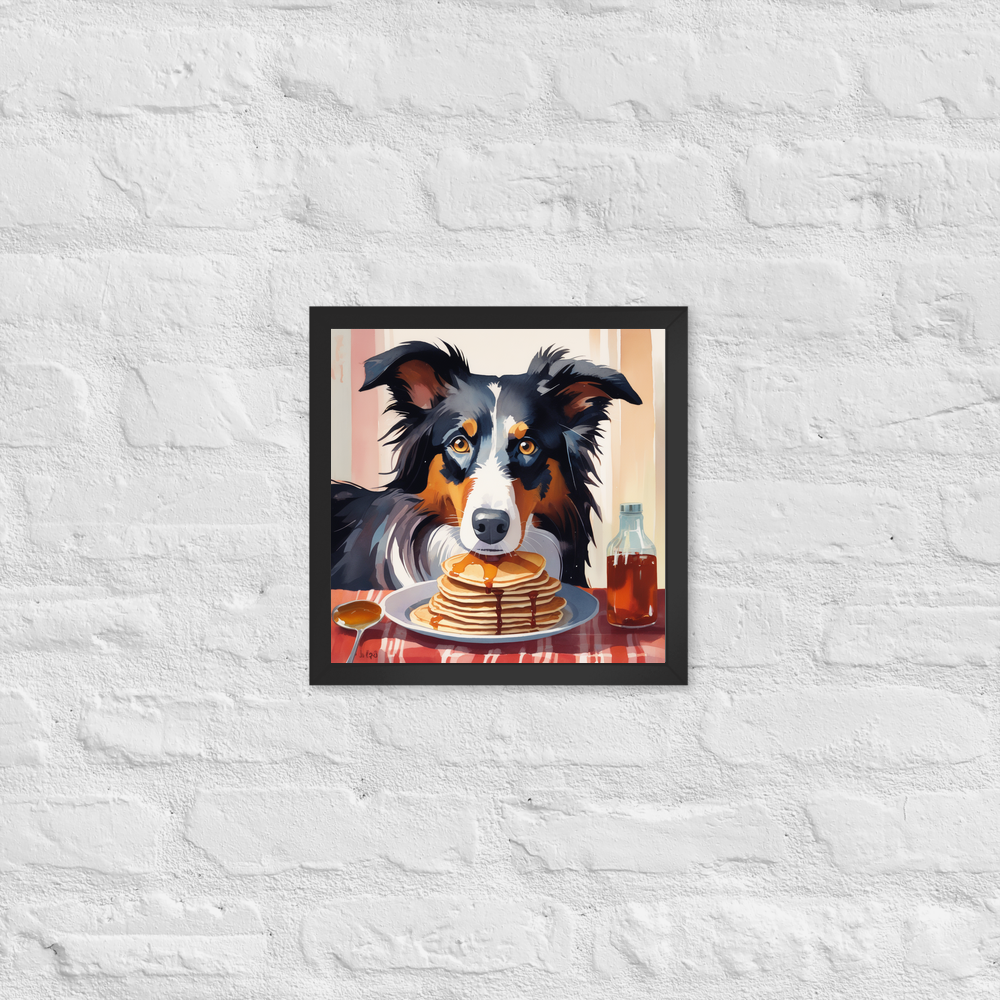 PugMug Custom Border Collie Framed Print