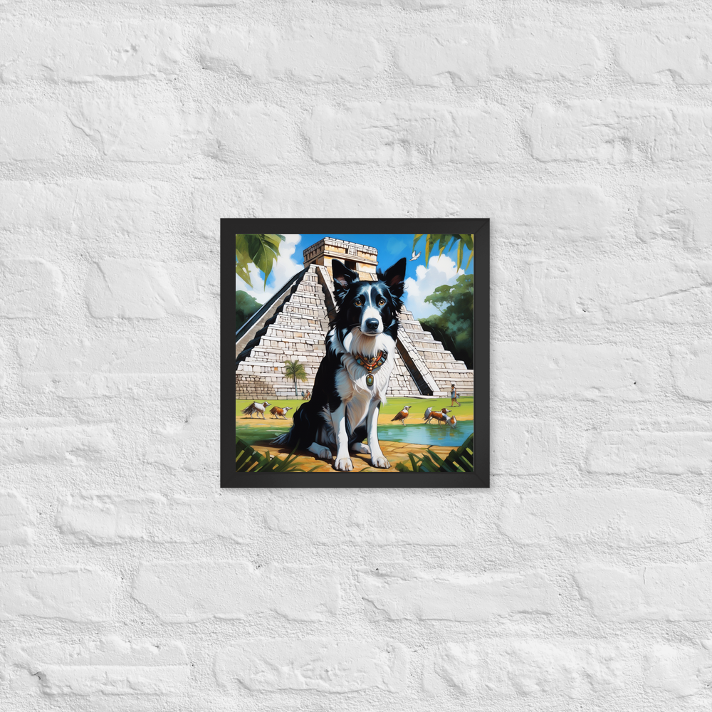 PugMug Custom Border Collie Framed Print