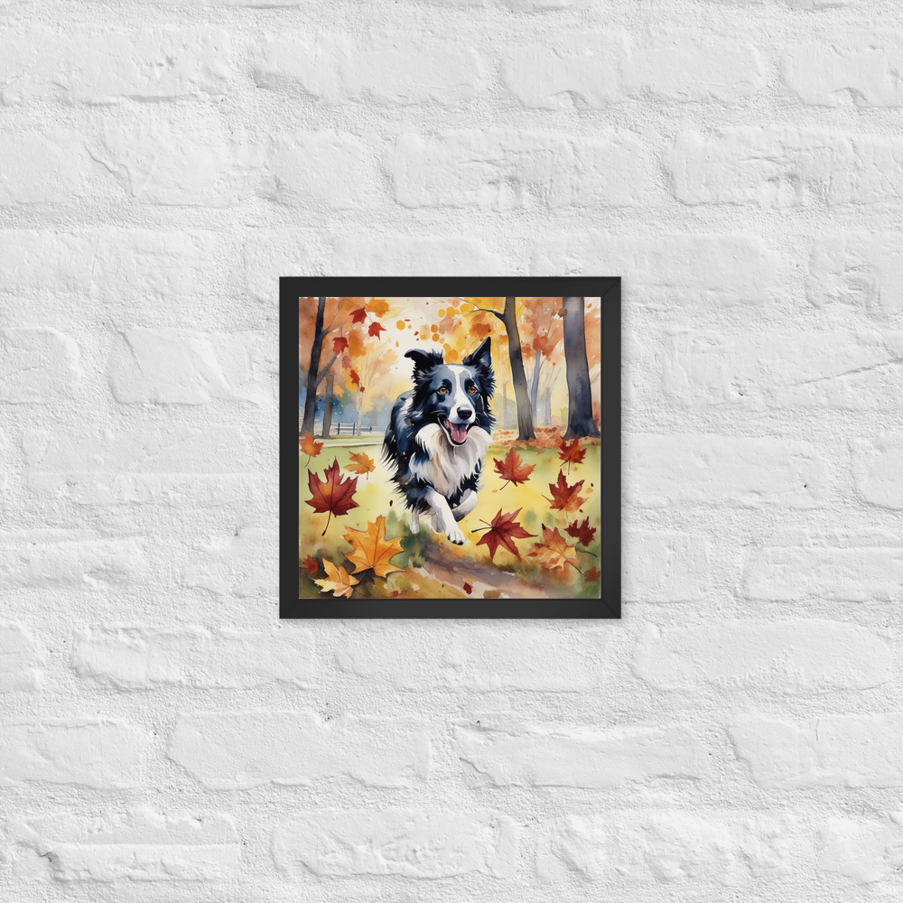 PugMug Custom Border Collie Framed Print