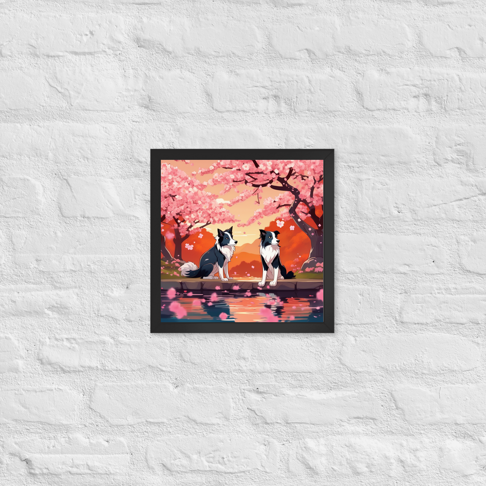 PugMug Custom Border Collie Framed Print