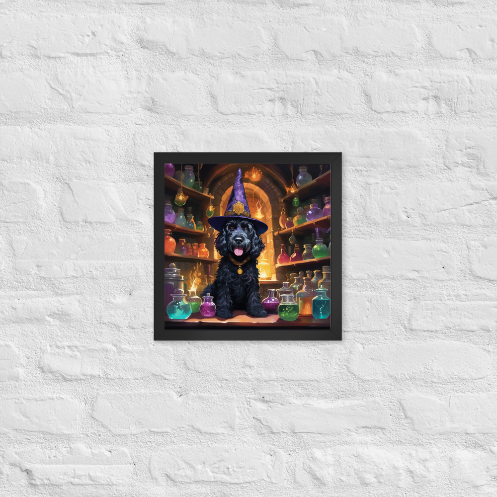 PugMug Custom Portuguese Water Dog Framed Print