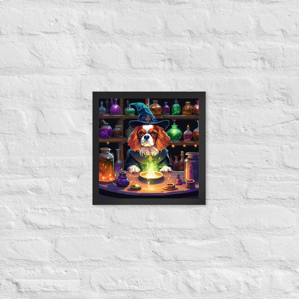 PugMug Custom Cavalier King Charles Spaniel Framed Print