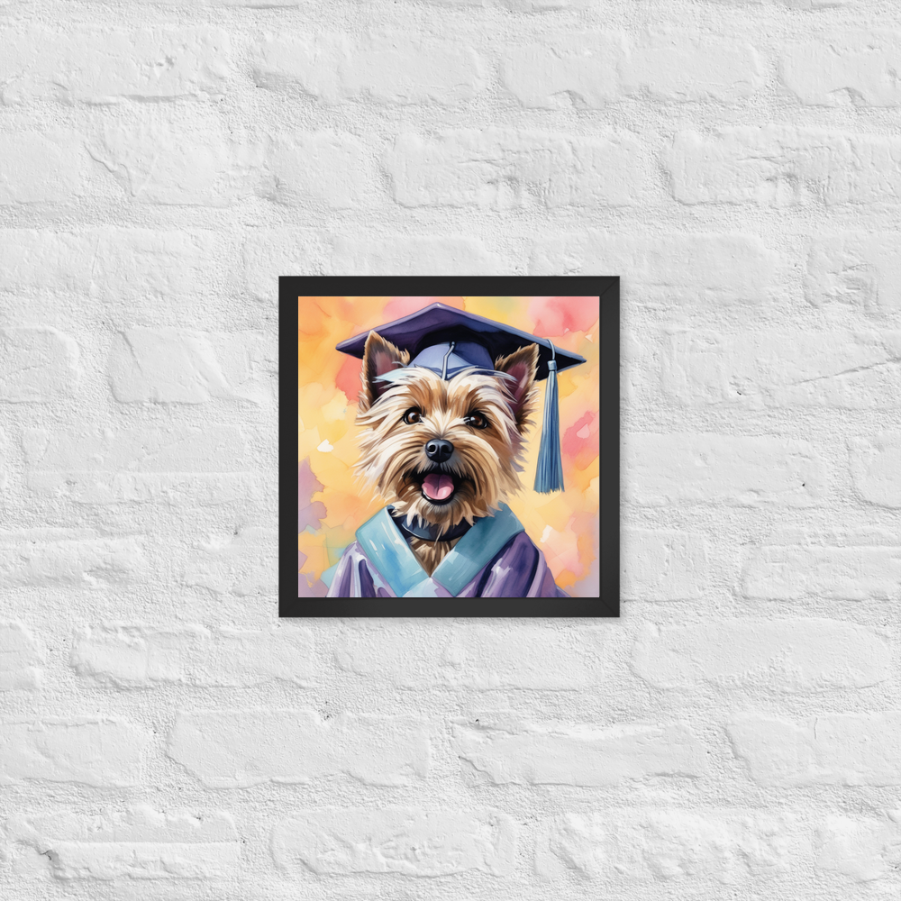 PugMug Custom Cairn Terrier Framed Print