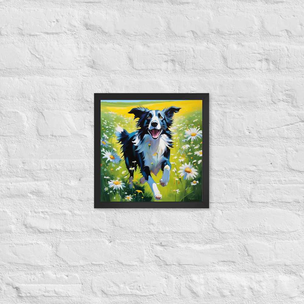PugMug Custom Border Collie Framed Print
