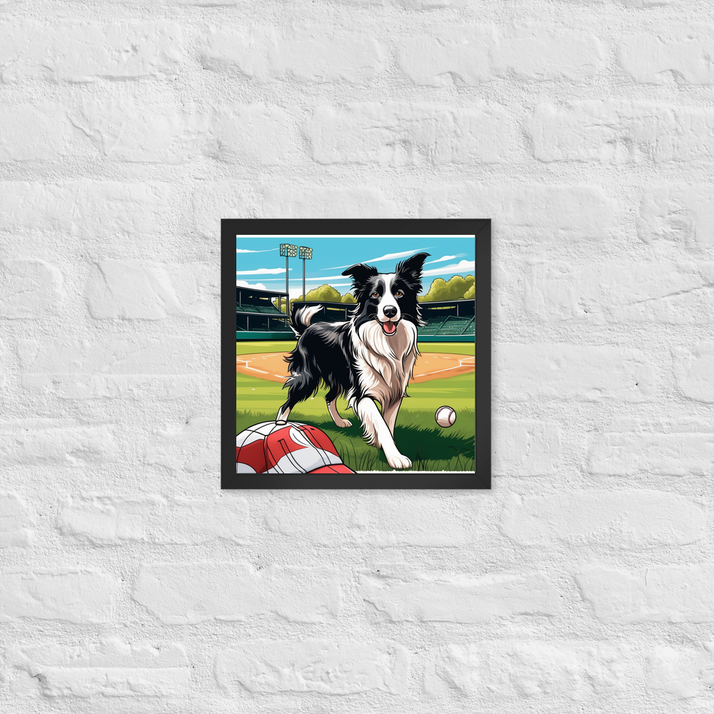 PugMug Custom Border Collie Framed Print