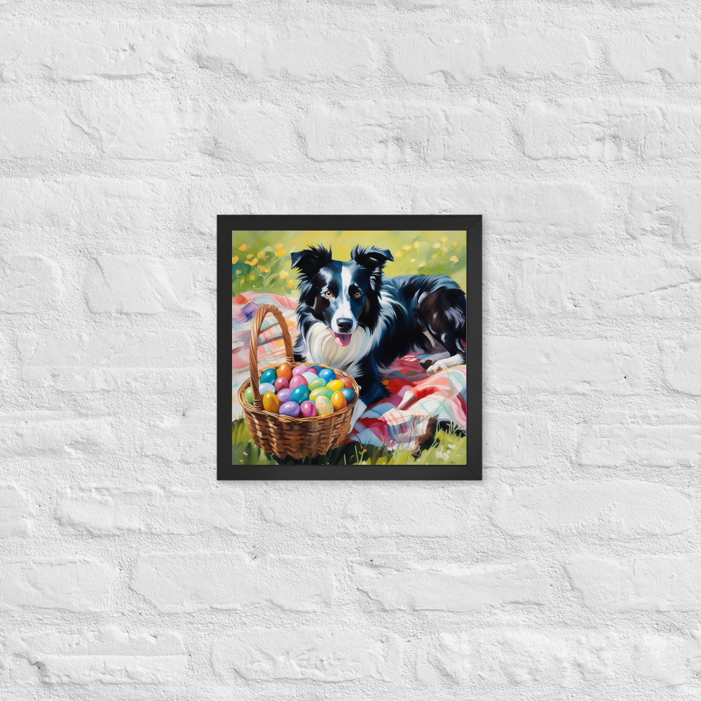PugMug Custom Border Collie Framed Print