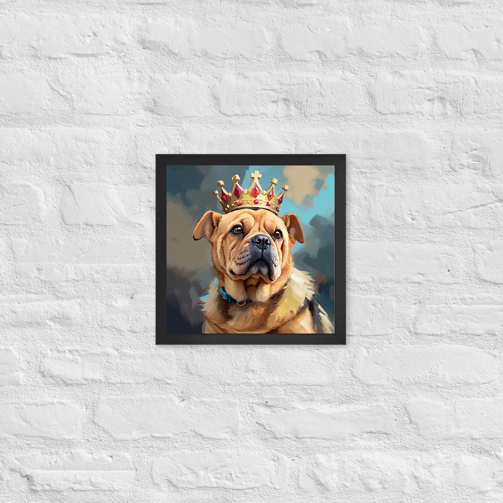 PugMug Custom Halina Framed Print