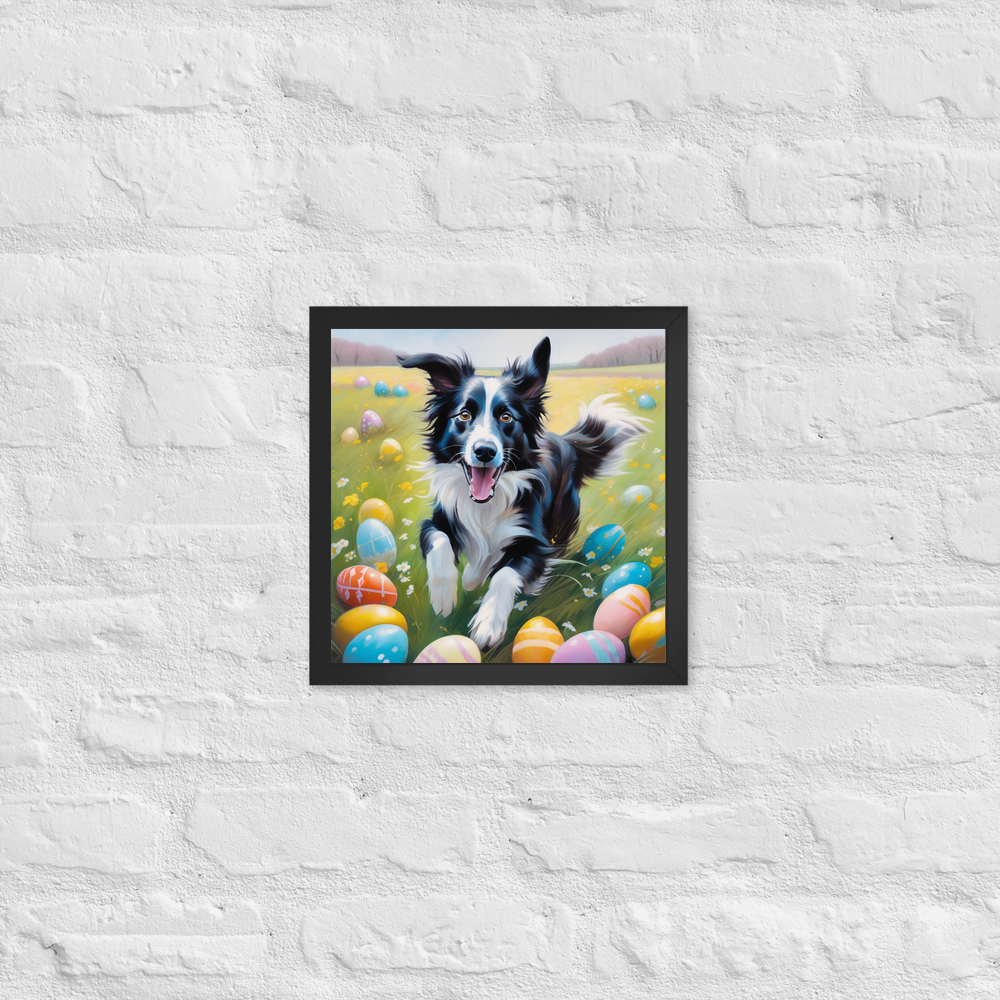 PugMug Custom Border Collie Framed Print