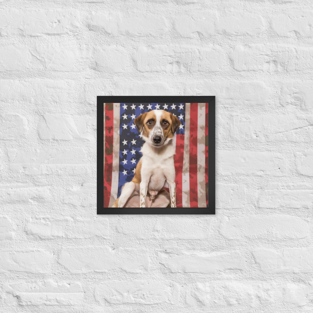 PugMug Custom Hazim Framed Print