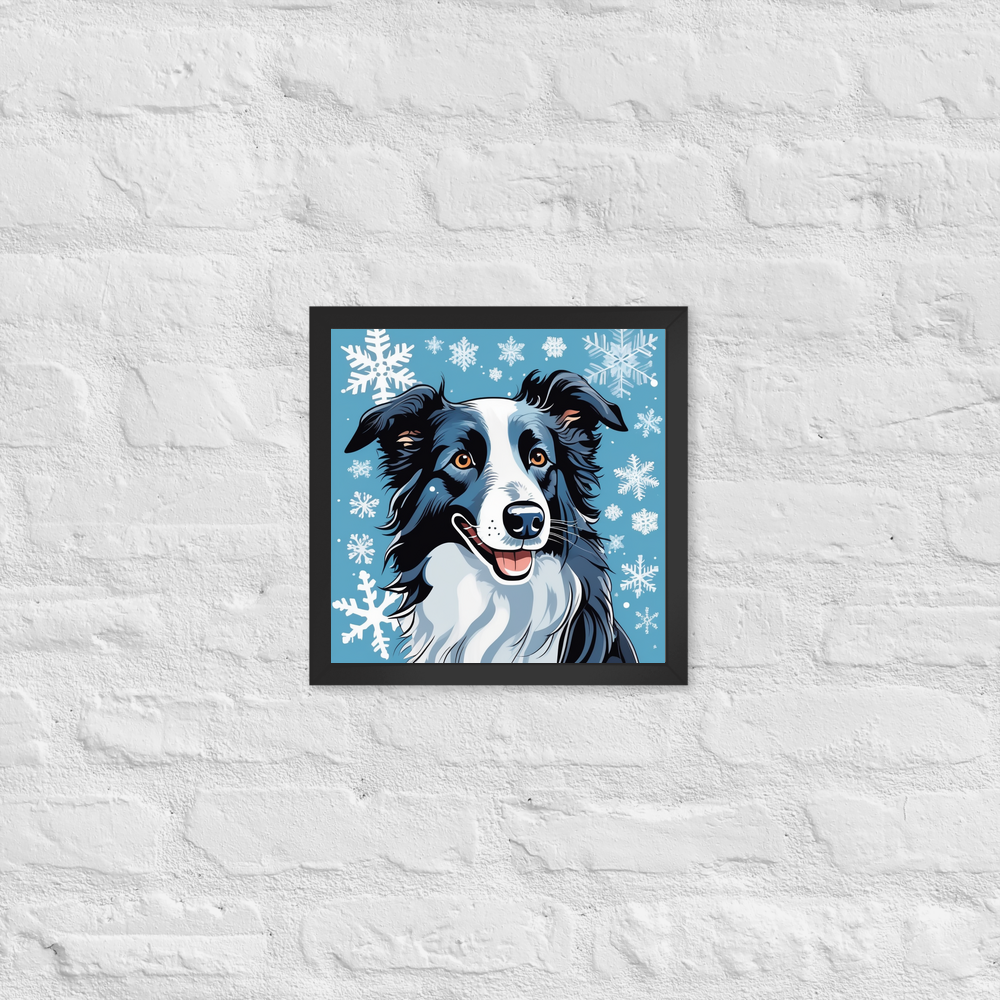 PugMug Custom Border Collie Framed Print