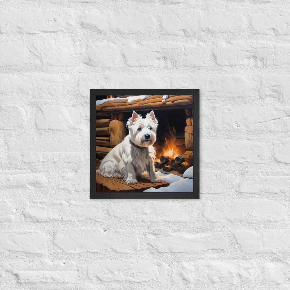 PugMug Custom West Highland White Terrier Framed Print