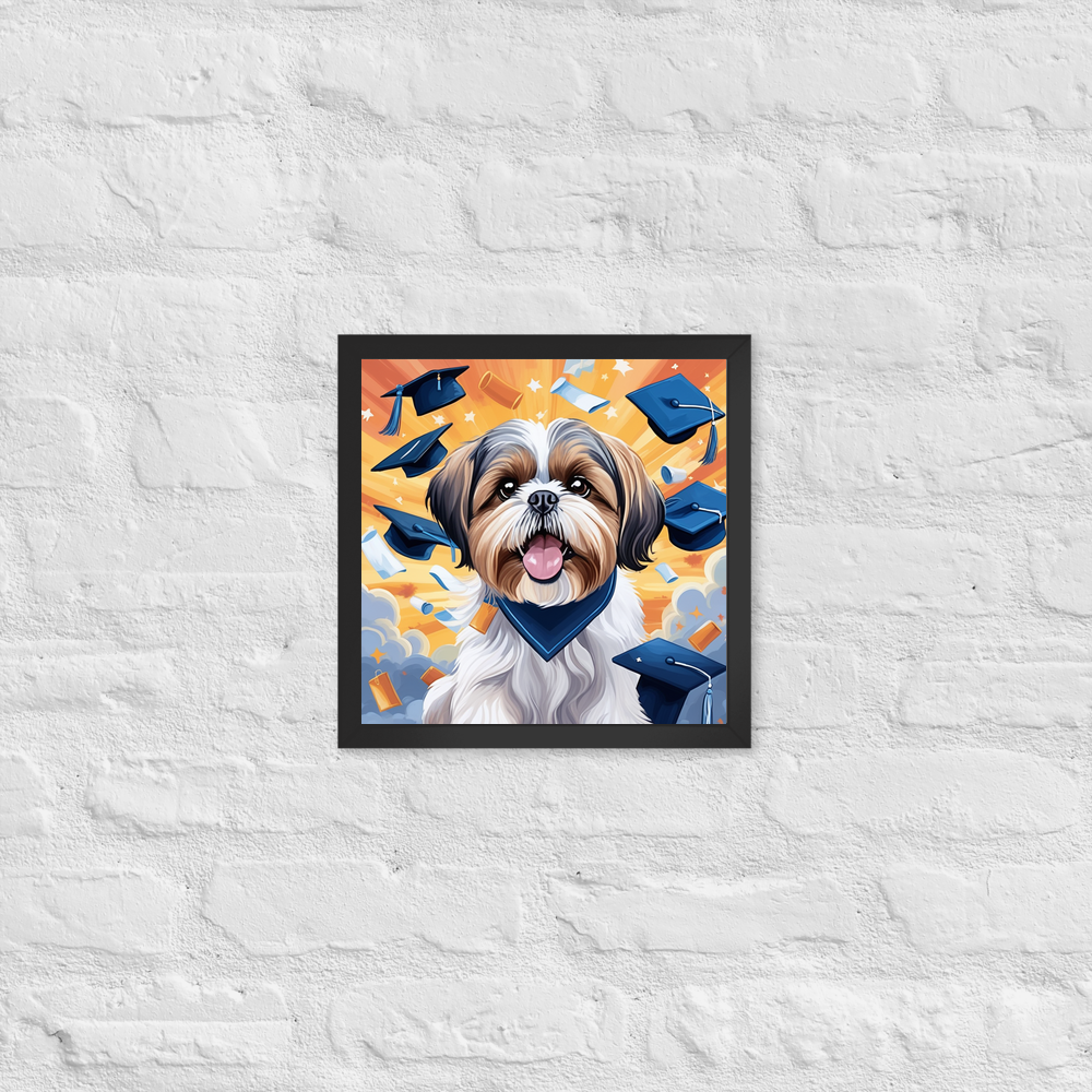 PugMug Custom Shih Tzu Framed Print